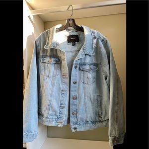 Forever21 Plus distressed size 3x jean jacket